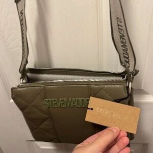 Steve Madden Crossbody Olive Green New‎ With Tags